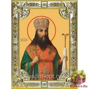 Икона освященная &quot;Феодосий Углицкий,архиепископ Черниговский,святитель&quot;, 18x24 см, со стразами