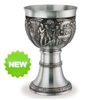 Бокал для вина из олова Серия Летний вечер. Высота 13 см Artina