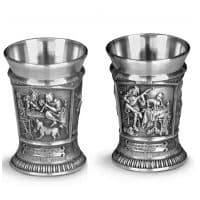 Набор из 2-х оловянных стопок серия Великие художники Австрия Artina