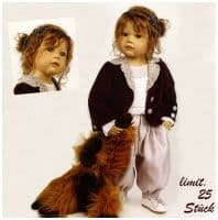 Виниловая кукла Schildkrot Шильдкрёт Карола Вегерих Karola von Josefine Wegerich Лимит 25 штук Высота 75 см. Германия