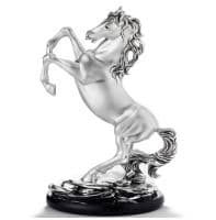 Лошадь cимвол года 2014. Посеребрение. Высота 35 см Италия