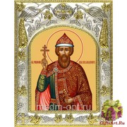 Икона освященная &quot;Владимир равноапостольный Великий князь&quot;, 14x18 см