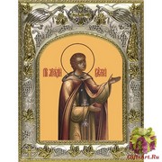Икона освященная &quot;Аркадий Вяземский и Новоторжский преподобный&quot;, 14x18 см