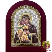 Икона освященная &quot;Божьей Матери Владимирская&quot;, 16.5x20 см