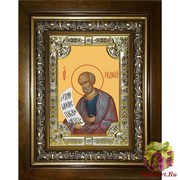 Икона освященная &quot;Гедеон пророк&quot;, 18x24 см, со стразами, в деревянном киоте 24x30 см, 24x30 см