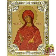 Икона освященная &quot;Мария Магдалина равноапостольная, мироносица&quot;,18x24 см, со стразами, 18x24 см