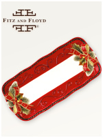 Блюдо Fitz and Floyd Damask. Новогодняя посуда Длина 35,3 см Fitz and Floyd Блюдо Fitz and Floyd Damask. Новогодняя посуда Длина 35,3 см Fitz and Floyd