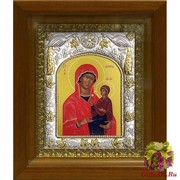 Икона освященная &quot;Анна, мать Пресвятой Богородицы, праведная&quot;, 14x18 см, в деревянном киоте 20x24 см, 20x24 см