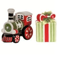 Набор для специй Соль и Перец Паровозик и подарок &quot;Новогодняя коллекция&quot;