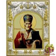 Икона освященная &quot;Николай Чудотворец, архиепископ Мир Ликийских&quot;, 14x18 см