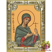 Икона освященная &quot;Татиана,Татьяна мученица&quot;, 18x24 см, со стразами