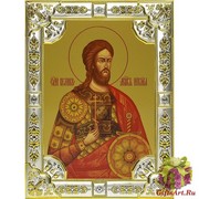 Икона освященная &quot;Никита мученик&quot;, 18x24 см со стразами, 18x24 см