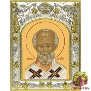 Икона освященная &quot;Николай чудотворец, архиепископ Мир Ликийских,святитель&quot;, 14x18 см