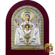 Икона освященная &quot;Божьей Матери Неупиваемая чаша&quot;, 16.5x20 см