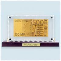 Бона Банкнота 500 € 500 евро сусальное золото