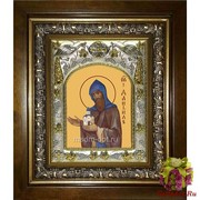 Икона освященная &quot;Данил,Даниил Московский благоверный князь&quot;, 14x18 см, в деревянном киоте 20x24 см, 20x24 см