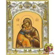 Икона освященная &quot;Владимирская икона Божией Матери&quot;, 14x18 см