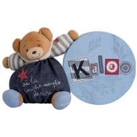 Мишка Kaloo 9600579 мягкая игрушка Высота 25 см Коллекция Blue Denim Франция