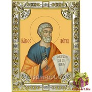 Икона освященная &quot;Пётр апостол&quot; ,18х24см со стразами, 18x24 см