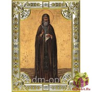 Икона освященная &quot;Антоний Великий преподобный&quot;, 18x24 см со стразами, 18x24 см