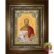 Икона освященная &quot;Евгений (Боткин),врач мученик&quot;, 18x24 см, со стразами, в деревянном киоте 24x30 см, 24x30 см