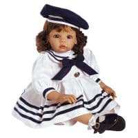 Виниловая коллекционная кукла Морячка Ручная работа, 61 см.  Авторская кукла США