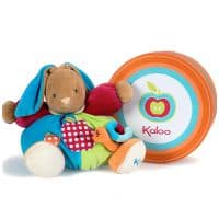 Заяц Kaloo 9632501 мягкая игрушка Large Chubby Rabbit Apples with Snail Friend 30 см Коллекция Kaloo Colours  Франция Заяц Kaloo 9632501 мягкая игрушка Large Chubby Rabbit Apples with Snail Friend 30 см Коллекция Kaloo Colours  Франция
