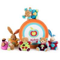 Набор мини-игрушек Kaloo 9632648 6 мягких игрушек по 12 см Коллекция Kaloo Colors Франция
