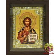 Икона освященная &quot;Господь Вседержитель&quot;, в киоте 24x30 см, 24x30 см
