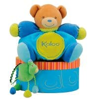 Мишка Kaloo 9629013 с лошадкой мягкая игрушка Medium Chubby Bear With Horse 25 см Коллекция Kaloo Pop Франция
