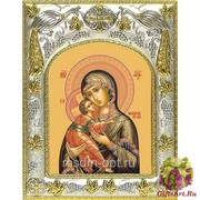 Икона освященная &quot;Владимирская икона Божией Матери&quot;, 14x18 см