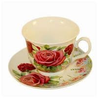Чайный набор на 6 персон &quot;Розы Персии&quot; фарфор. Подарочная упаковка