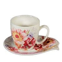 Чайный набор на 6 персон &quot;Солнечное утро&quot; фарфор. Подарочная упаковка