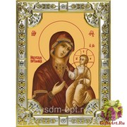 Икона освященная &quot;Иверская икона Божией Матери&quot;, 18x24 см, со стразами