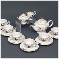 Чайный сервиз Парадайз Костяной фарфор на 6 персон Подарочная упаковка
