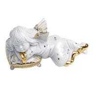 Ангел сновидений 2. Серия &quot;Dreams&quot; Фарфоровая статуэтка с кристаллами Swarovski Сваровски. RG Porcellane Италия