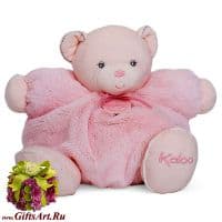 Мишка Kaloo 9621437 мягкая игрушка Large Pink Bear Высота 30 см Коллекция Kaloo PERLE Франция