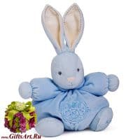 Кролик Kaloo 9621451 мягкая игрушка Medium Blue Rabbit Высота 25 см Коллекция Kaloo PERLE  Франция