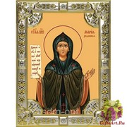 Икона освященная &quot;Мария Хиданская ,блаженная&quot;, 18x24 см, со стразами