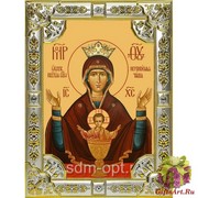 Икона освященная &quot;Неупиваемая чаша икона Божией Матери&quot;, 18x24 см, со стразами