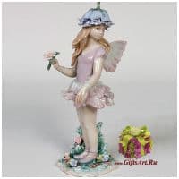 Фарфоровая статуэтка Фея цветов Колокольчик. Серия Идеальный мир Высота 21 см Дизайн-группа Cosmos