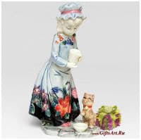 Фарфоровая статуэтка Моя мурка. Серия Идеальный мир Высота 21 см Дизайн-группа Cosmos