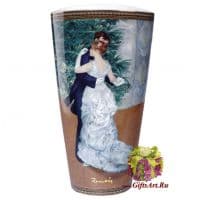 Ваза фарфоровая лимитированная &quot;Городские танцы&quot; Август Ренуар Высота 50 см Goebel Германия