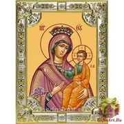 Икона освященная &quot;Избавительница икона Божией Матери&quot;, 18x24 см, со стразами