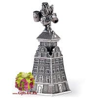 Колокольчик из серебра Карлсон вернулся. Серебро 925 пробы. Россия.