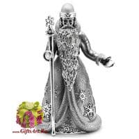 Колокольчик из серебра Дед Мороз. Серебро 925 пробы. Россия.