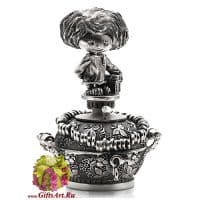 Колокольчик из серебра Домовёнок Кузя. Серебро 925 пробы. Россия. Колокольчик из серебра Домовёнок Кузя. Серебро 925 пробы. Россия.