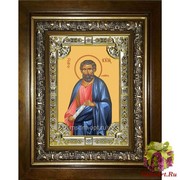 Икона освященная &quot;Иуда,брат Господень апостол&quot;, 18x24 см, со стразами, в деревянном киоте 24x30 см, 24x30 см