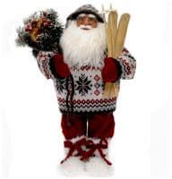 Санта Клаус с лыжами и подарками Высота 48 см RF-Collection Германия