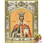 Икона освященная &quot;Людмила мученица, княгиня Чешская&quot;, 14x18 см